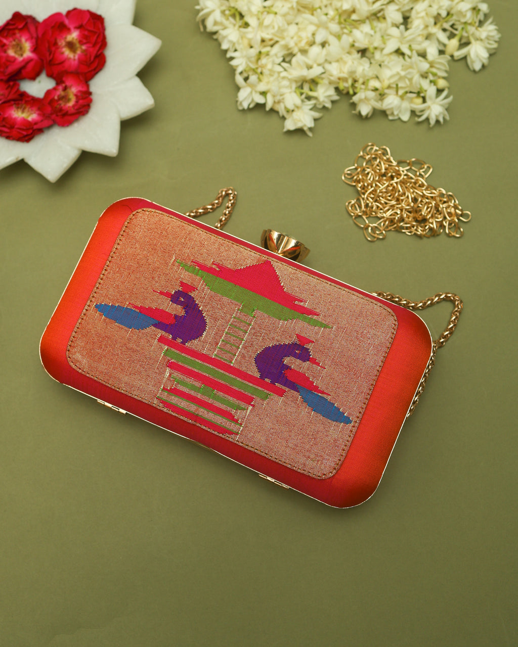 Paithani Clutch