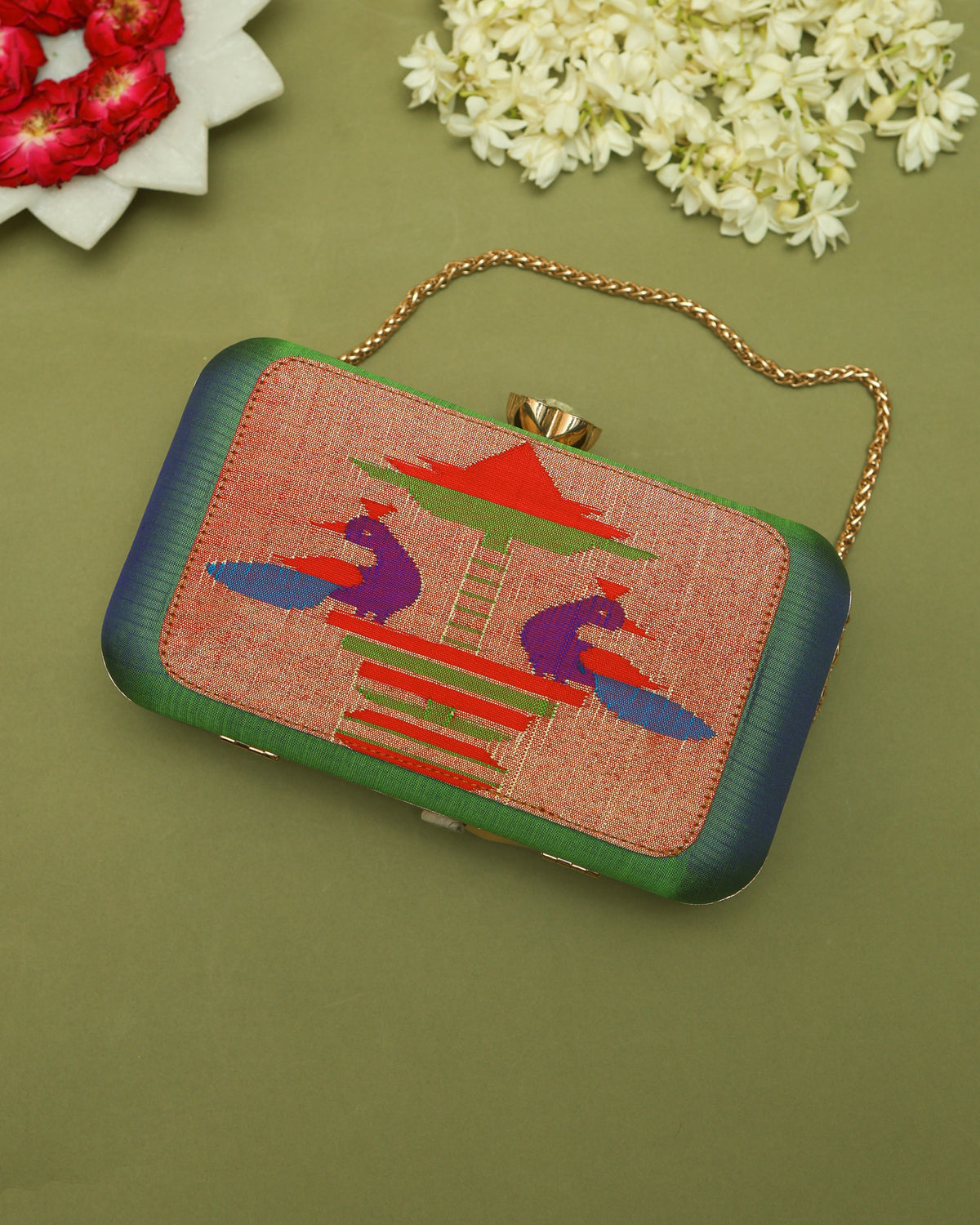Paithani Clutch