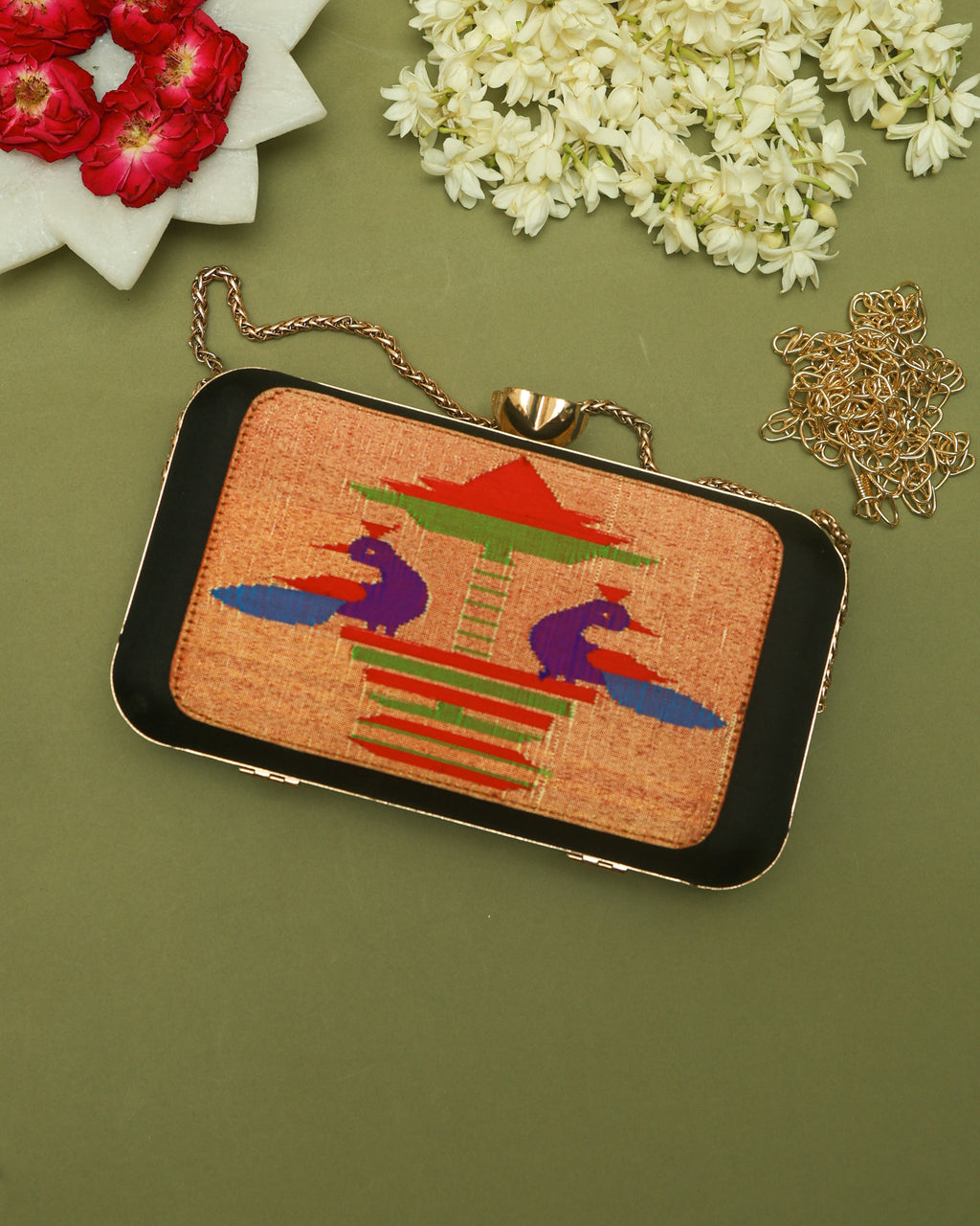 Paithani Clutch