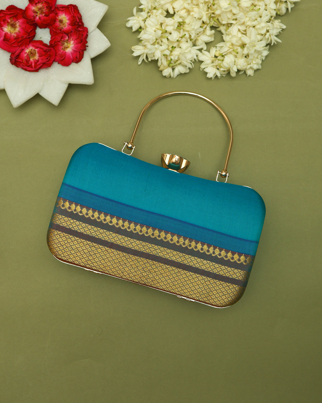 Paithani Clutch